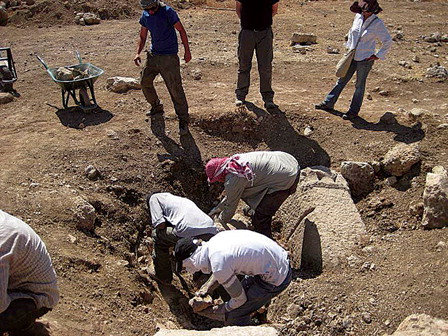 Figure 7. Trench B in the northern part of the area of research before excavation (Danish-German Jerash North-west Quarter Project).