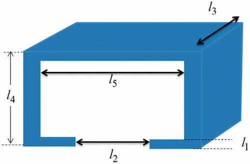 Figure 12. Dimensions of the resonator.