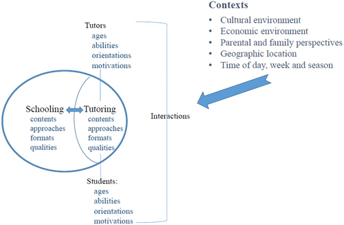 Figure 3. Micro-level interactions shaping the nature and outcomes of shadow education.