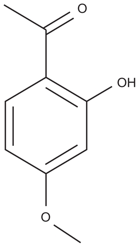 Figure 1 Structure of paeonol.