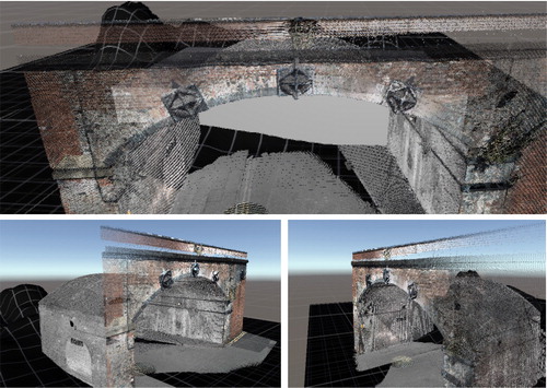 Figure 12. Critical areas become accessible such as the arch ring, the most critical element of masonry bridges required for load transfer, without scaffolding or any crane lifting.