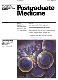 Cover image for Postgraduate Medicine, Volume 70, Issue 6, 1981