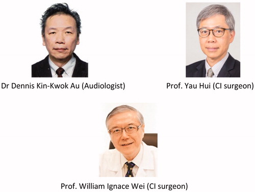 Figure 10. Audiologist and CI surgeons from the University of Hong Kong Medical Centre, Queen Mary Hospital, Hong Kong.