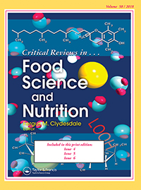 Cover image for Critical Reviews in Food Science and Nutrition, Volume 58, Issue 6, 2018