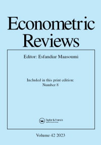 Cover image for Econometric Reviews, Volume 42, Issue 8, 2023