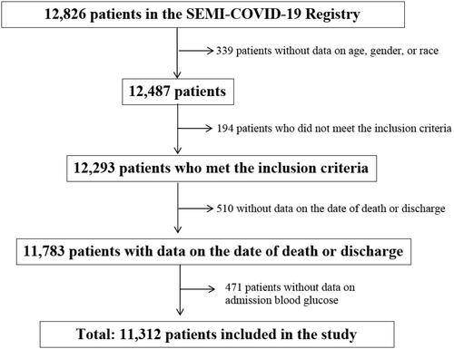 Figure 1. Patient inclusion flowchart.