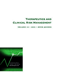 Cover image for Therapeutics and Clinical Risk Management, Volume 8, 2012