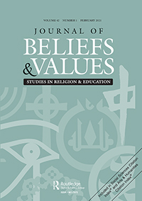 Cover image for Journal of Beliefs & Values, Volume 42, Issue 1, 2021