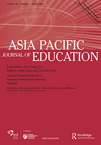 Cover image for Asia Pacific Journal of Education, Volume 40, Issue 1, 2020