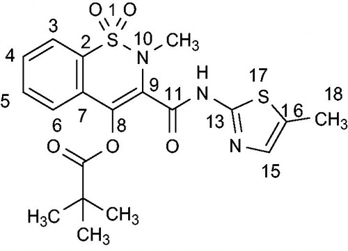 Figure 5a. Meloxicam pivalate.