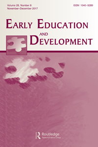 Cover image for Early Education and Development, Volume 28, Issue 8, 2017