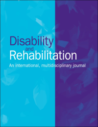 Cover image for Disability and Rehabilitation, Volume 28, Issue 20, 2006