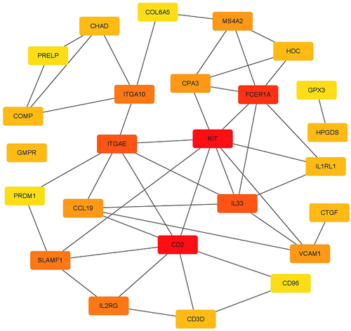 Figure 6 Key genes.