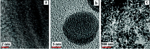 Figure 6. TEM image of the synthesised Ag NPs using MS method at different magnifications.