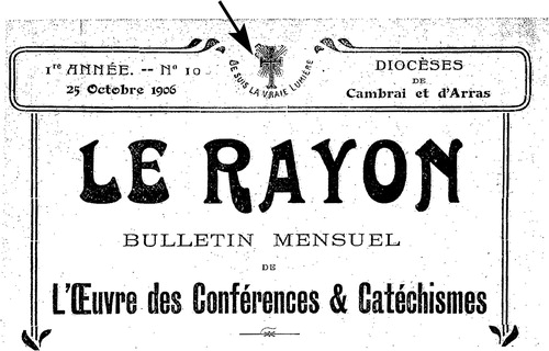 FIG 2 Cover page of Le Rayon. (Source: www.gallica.fr).