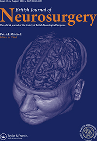 Cover image for British Journal of Neurosurgery, Volume 32, Issue 4, 2018