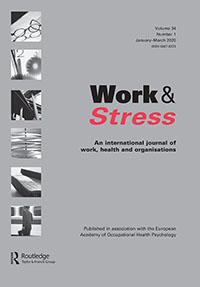 Cover image for Work & Stress, Volume 34, Issue 1, 2020