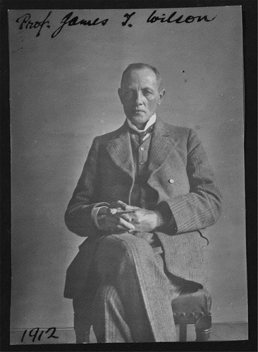 Figure 2. James Thomas Wilson as Challis Chair of Anatomy, University of Sydney. This image is out of copyright. The identifier number of this photo is ref-00003085, obtained from the University of Sydney Archive.