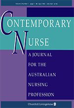 Cover image for Contemporary Nurse, Volume 2, Issue 1, 1993