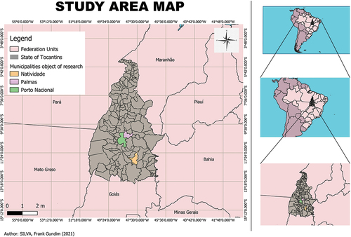 Figure 2. Study area location map.