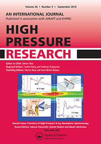 Cover image for High Pressure Research, Volume 36, Issue 3, 2016