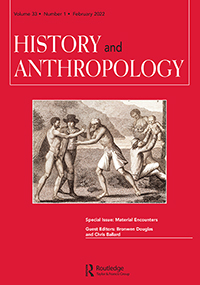 Cover image for History and Anthropology, Volume 33, Issue 1, 2022