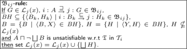 FIGURE 10 The tableaux expansion rule used in the original DDL algorithm (Serafini and Tamilin, Citation2005).