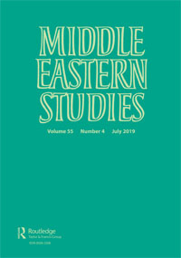 Cover image for Middle Eastern Studies, Volume 55, Issue 4, 2019