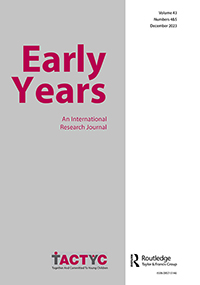 Cover image for Early Years, Volume 43, Issue 4-5, 2023
