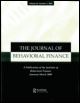 Cover image for Journal of Behavioral Finance, Volume 1, Issue 3-4, 2000
