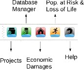 Figure 3. FloodRisk toolbar.