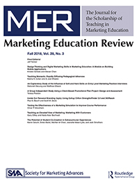 Cover image for Marketing Education Review, Volume 28, Issue 3, 2018