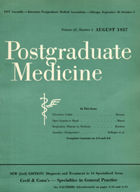 Cover image for Postgraduate Medicine, Volume 22, Issue 2, 1957