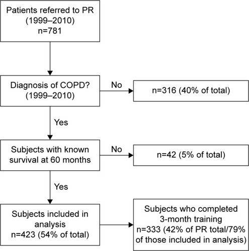 Figure 1 Flow chart of patients’ inclusion.