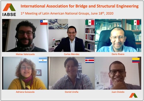 Figure 1. IABSE Latin American monthly meets