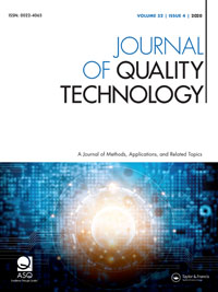 Cover image for Journal of Quality Technology, Volume 52, Issue 4, 2020
