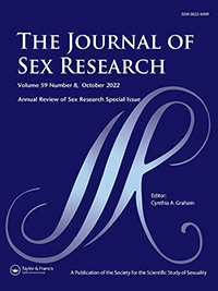 Cover image for The Journal of Sex Research, Volume 59, Issue 8, 2022