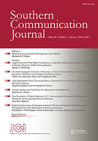 Cover image for Southern Communication Journal, Volume 86, Issue 1, 2021
