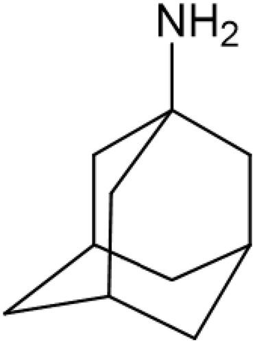 Figure 1. Chemical formula of amantadine.
