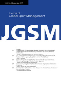Cover image for Journal of Global Sport Management, Volume 2, Issue 4, 2017