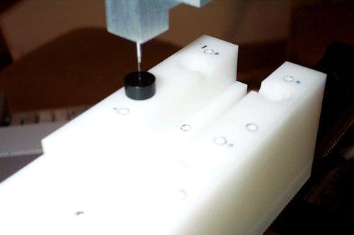 Figure 7. Measuring the XY component of TREM (the black plug is shown).
