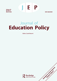 Cover image for Journal of Education Policy, Volume 39, Issue 2, 2024