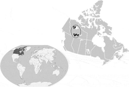 Figure 1. Communities participating in the project