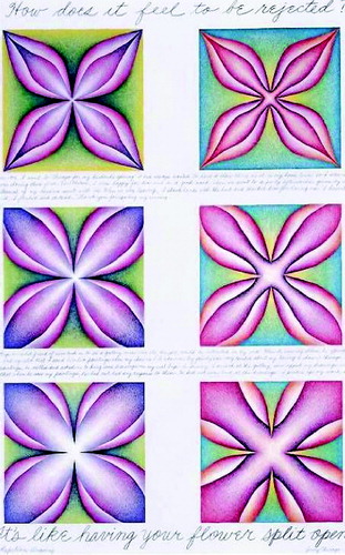 FIGURE 4. Judy Chicago, Female Rejection Drawing #1 from the Female Rejection Drawings series, collection of the artist in cooperation with the Through the Flower Foundation. Image reprinted by permission of the Through the Flower Foundation.
