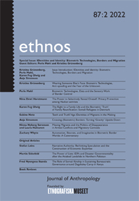 Cover image for Ethnos, Volume 87, Issue 2, 2022