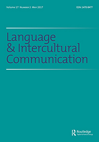 Cover image for Language and Intercultural Communication, Volume 17, Issue 2, 2017
