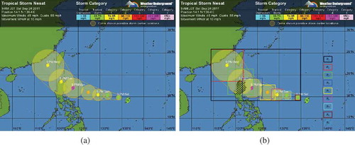 FIGURE 9 Track of tropical storm Nesat.