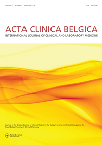 Cover image for Acta Clinica Belgica, Volume 71, Issue 1, 2016
