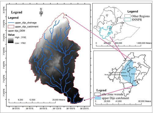 Figure 1. Location map of the study area.