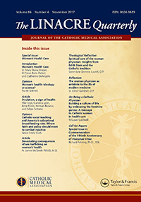Cover image for The Linacre Quarterly, Volume 78, Issue 4, 2011
